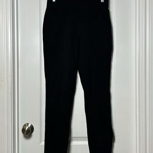 Who What Wear Black High Waist Slim Straight Leg Trousers Sleek Office Style